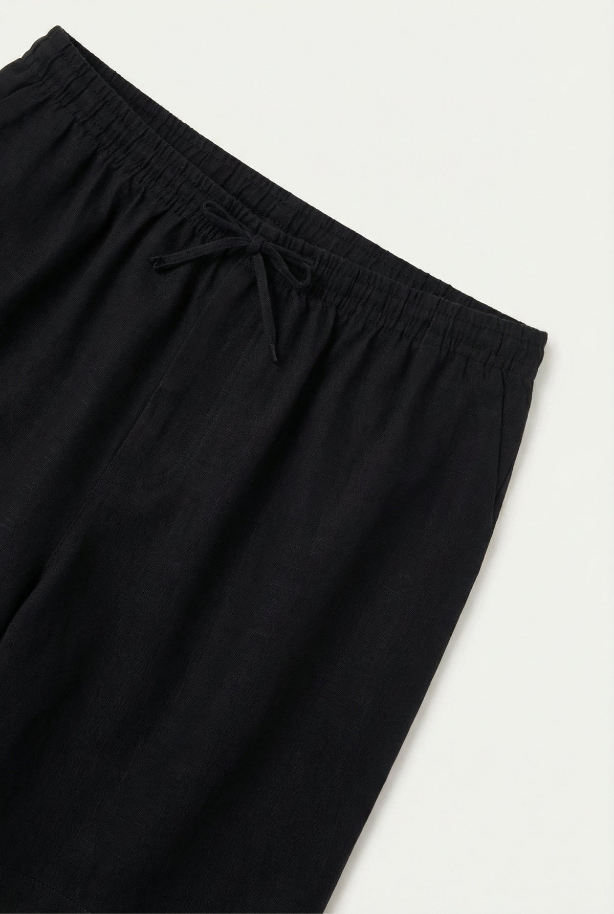 Pantaloncini corti in lino Amalfi neri