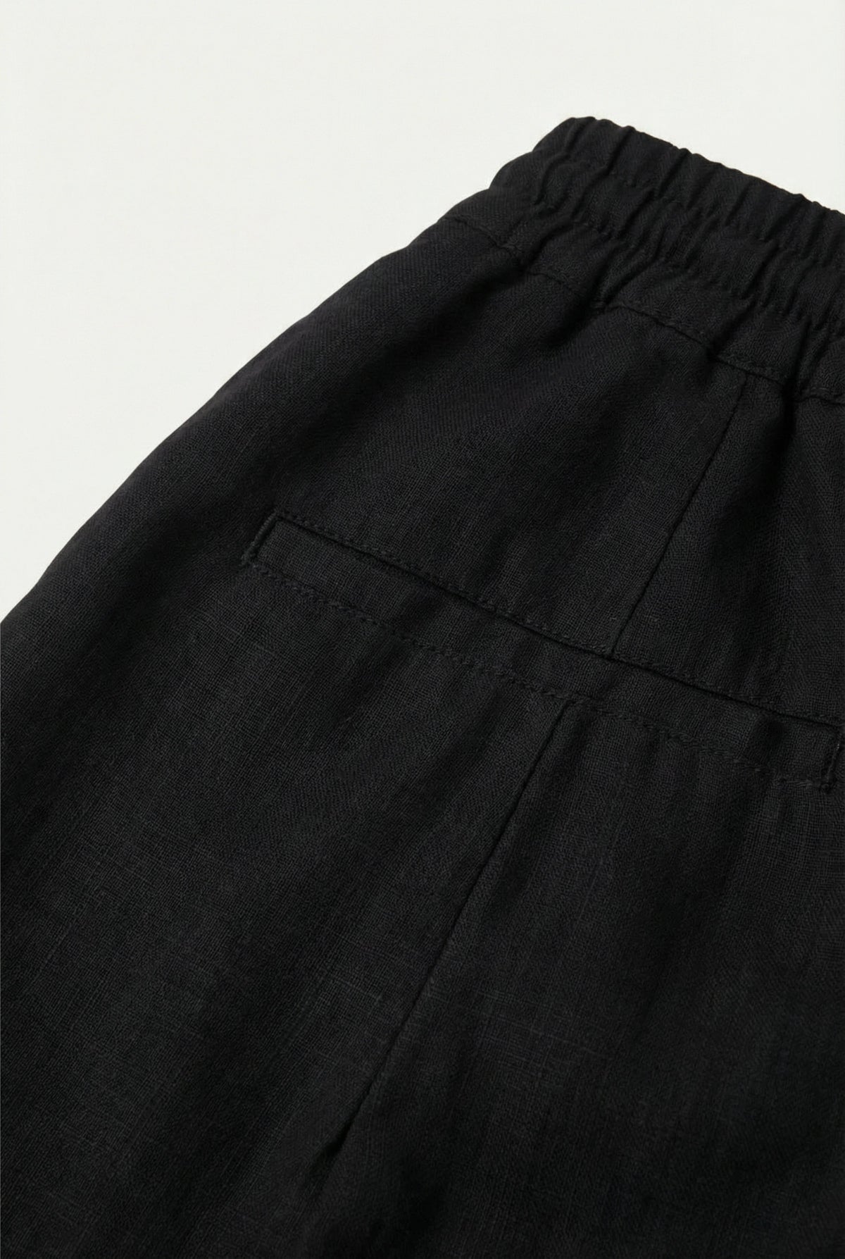 Pantaloncini corti in lino Amalfi neri