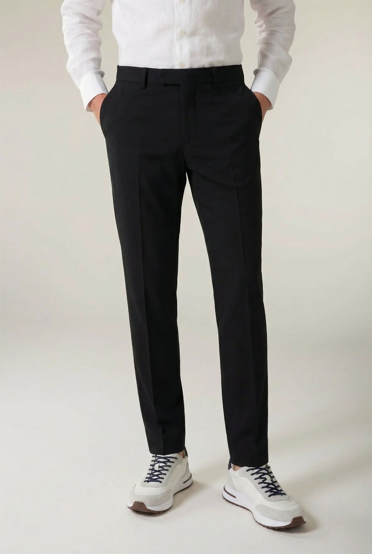 Pantaloni classici Portofino neri