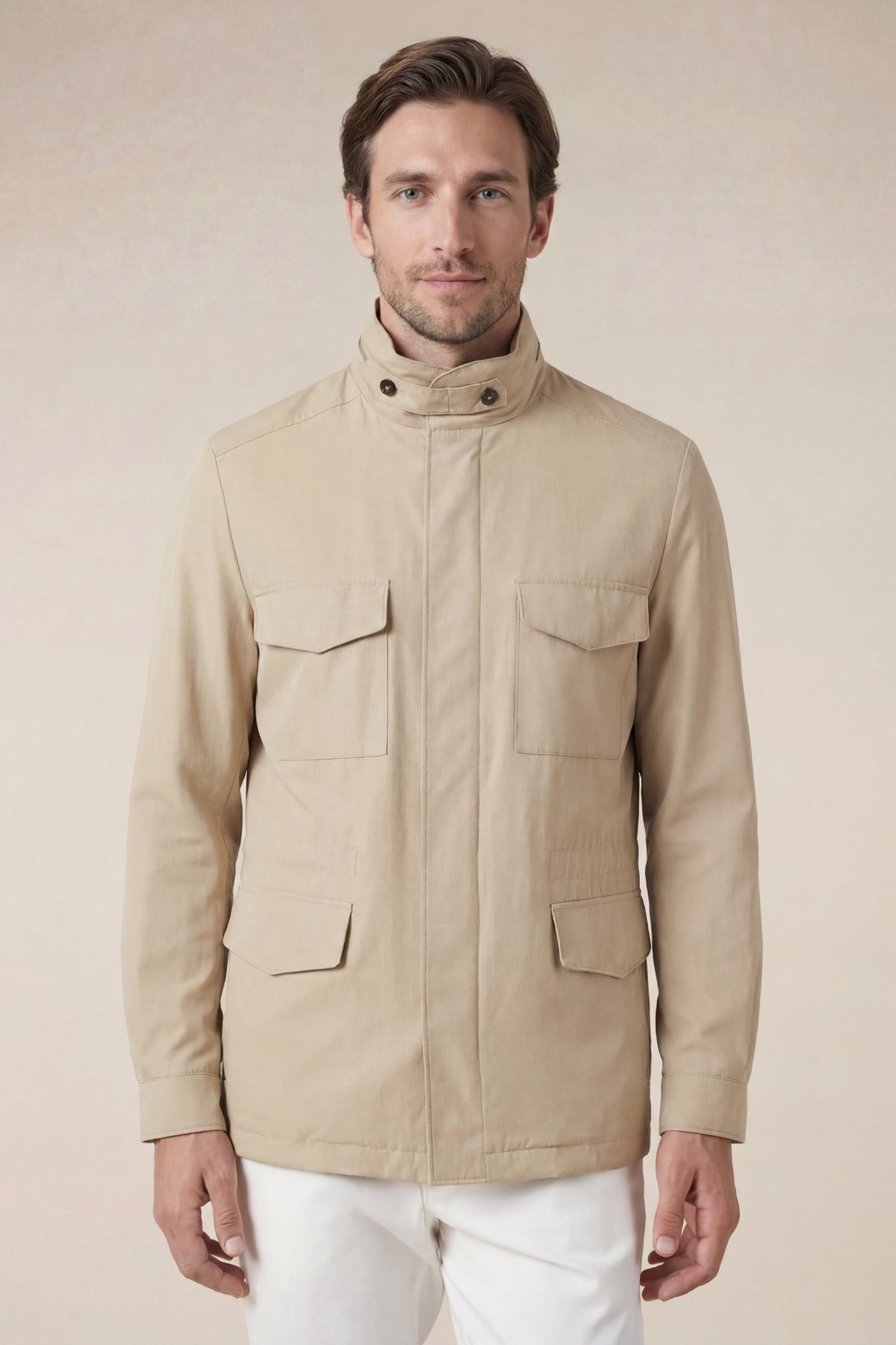 Expeditionsjacke Beige
