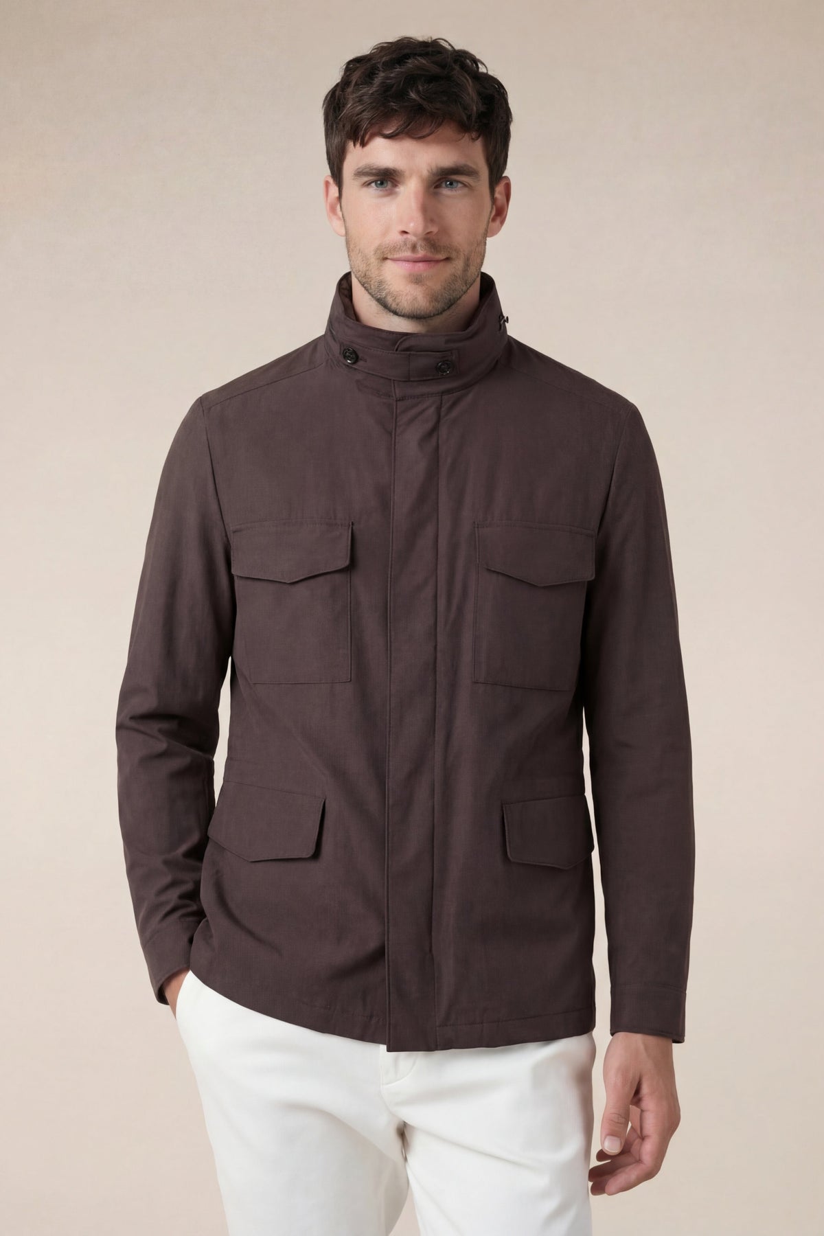 Expeditionsjacke Braun