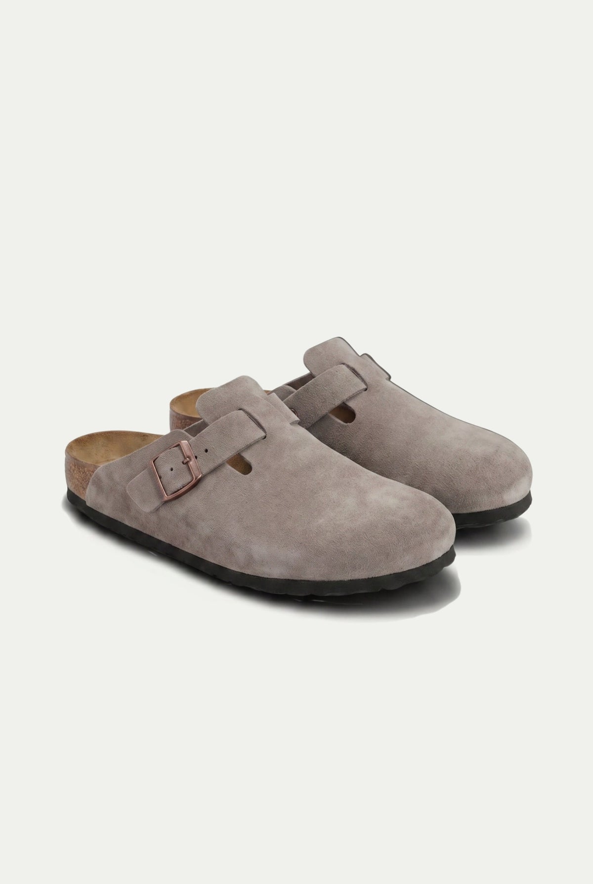 Oslo suède clog Taupe