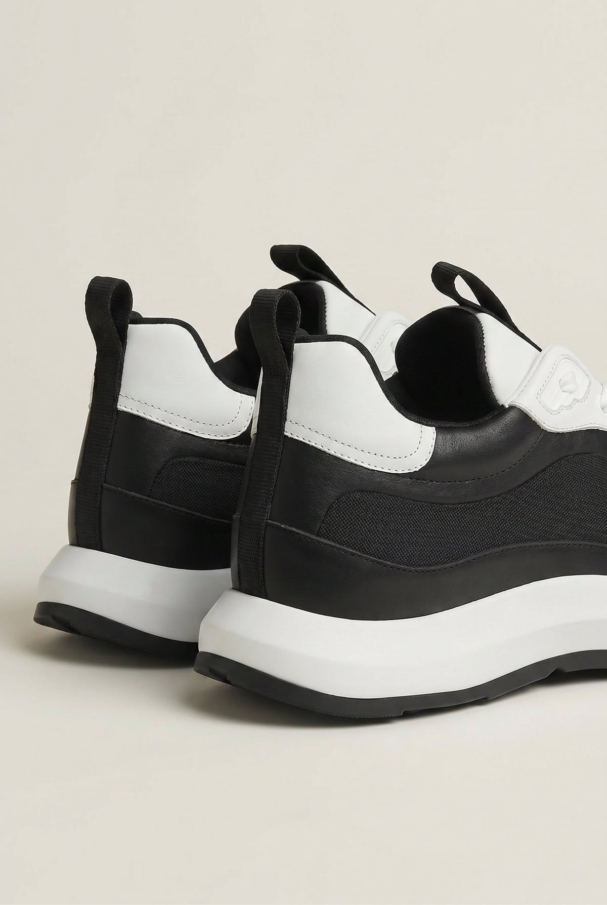Baskets Rodore noires/blanches