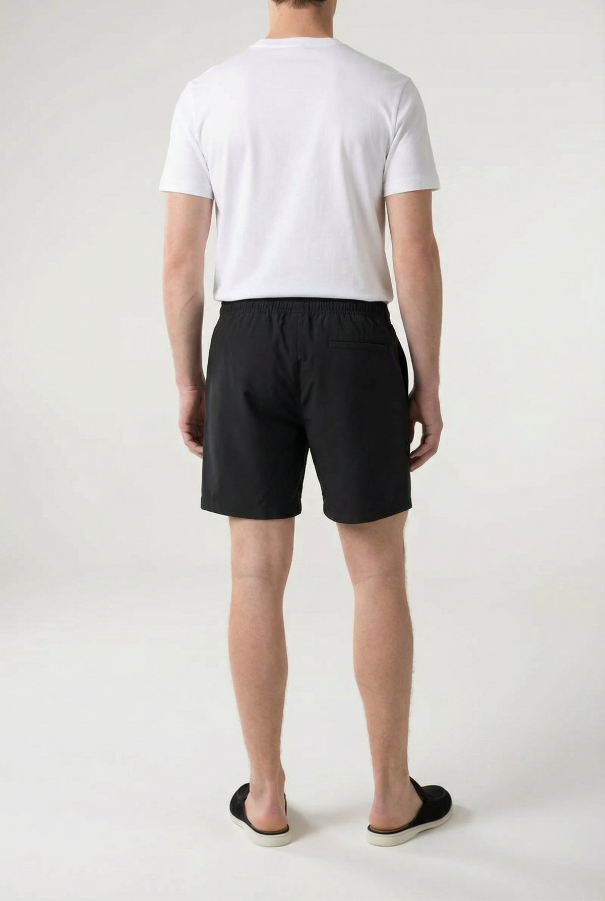 Portofino Nylon Swim Short Black