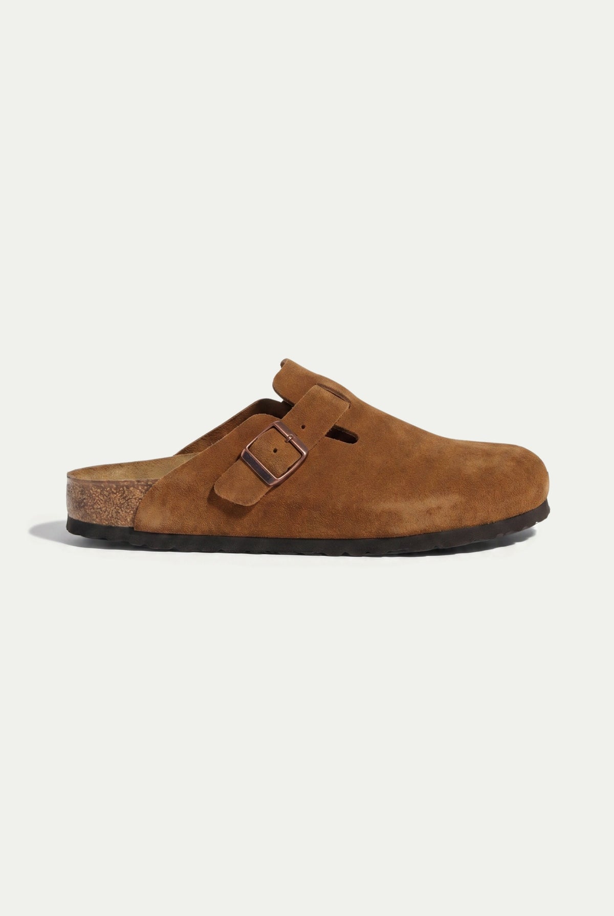 Oslo Wildleder-Clog Beige