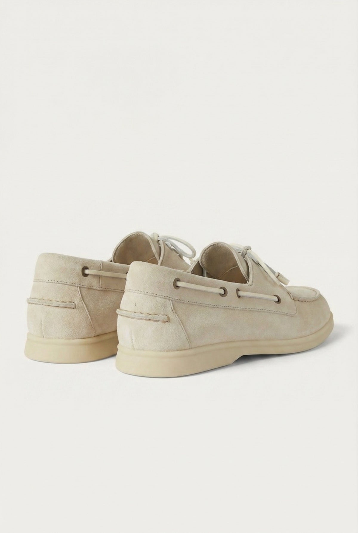 Yacht Walk Wildleder-Loafer Creme