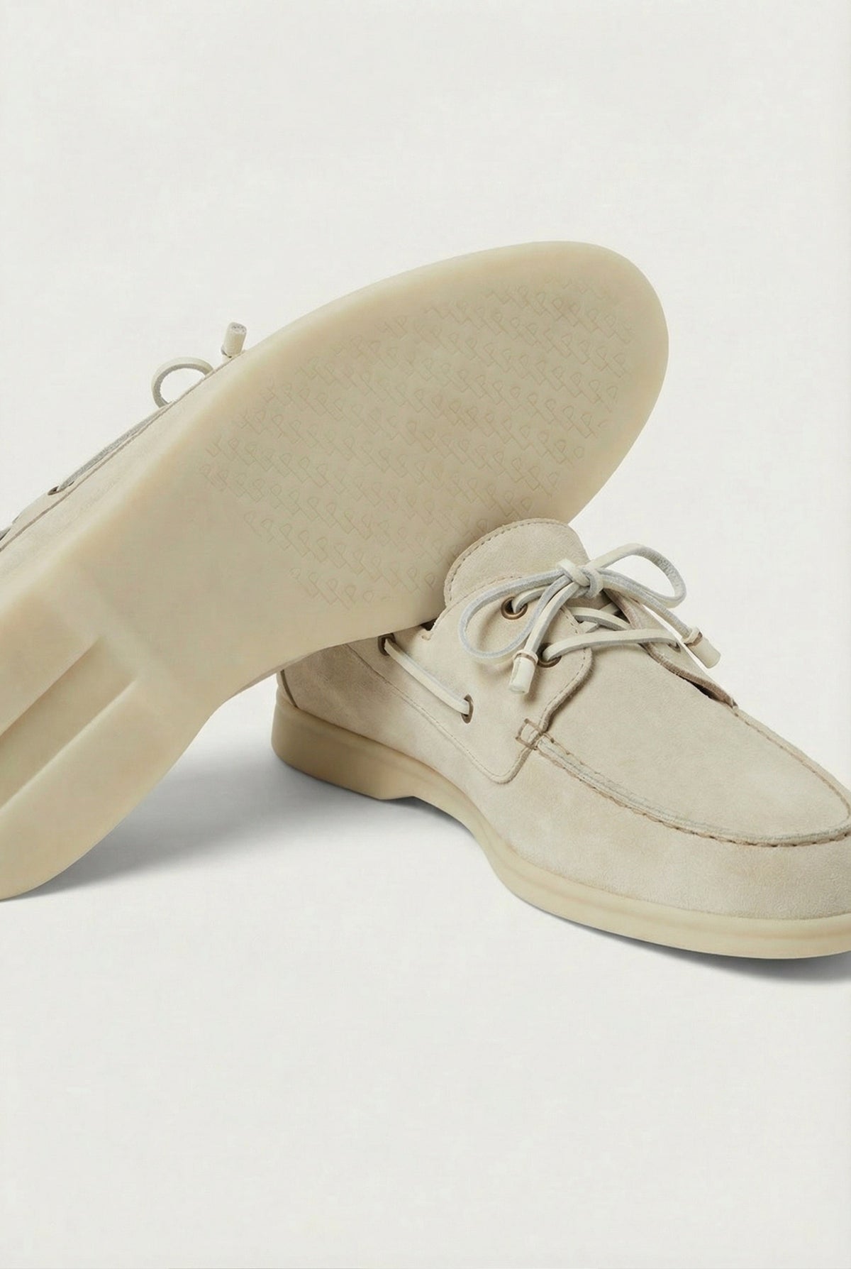 Yacht Walk Wildleder-Loafer Creme