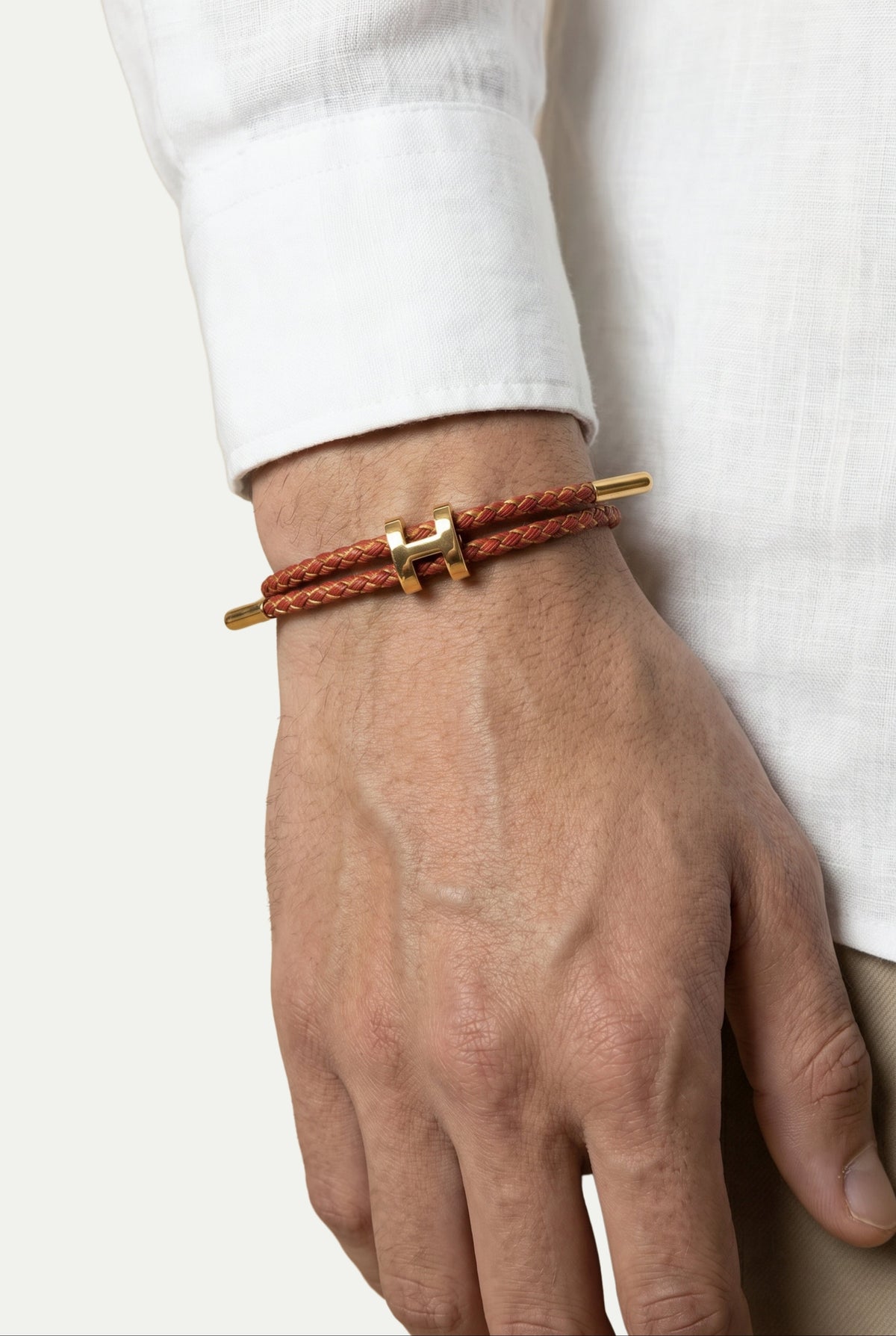 Fermó Gold Bracelet Burgundy/Gold