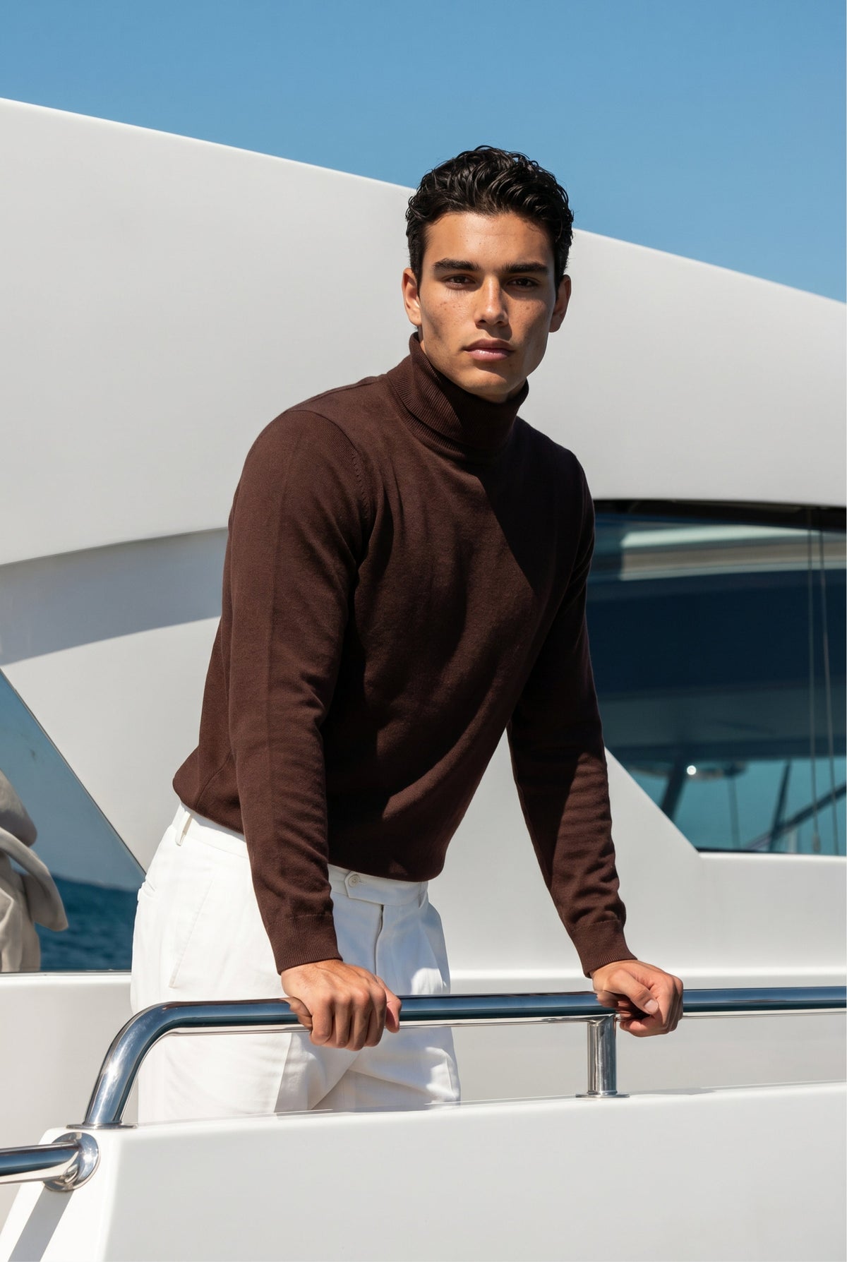 Amalfi Extrafine Rollneck Dark Brown