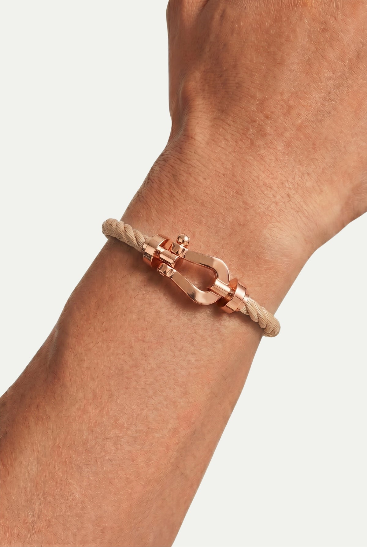Fermó Yacht-Armband Sand/Roségold