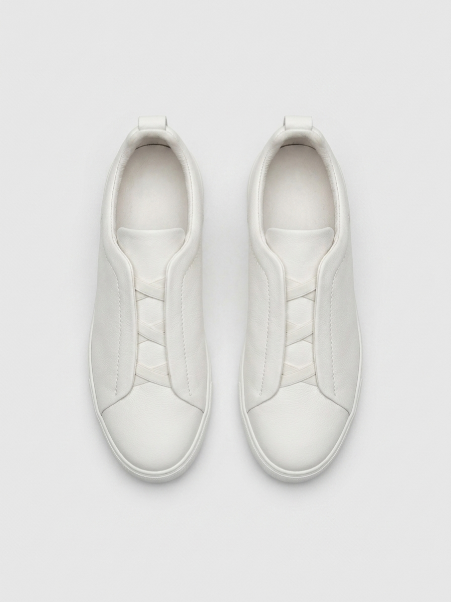 White Positano Trainer