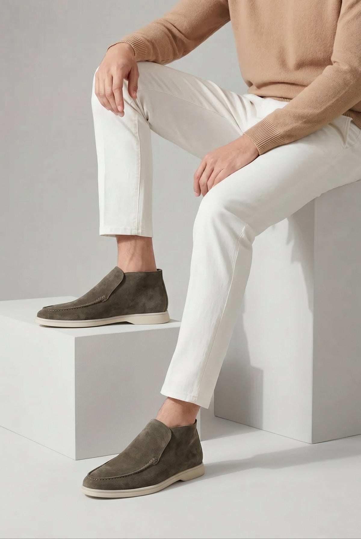 Dark Taupe City Loafer