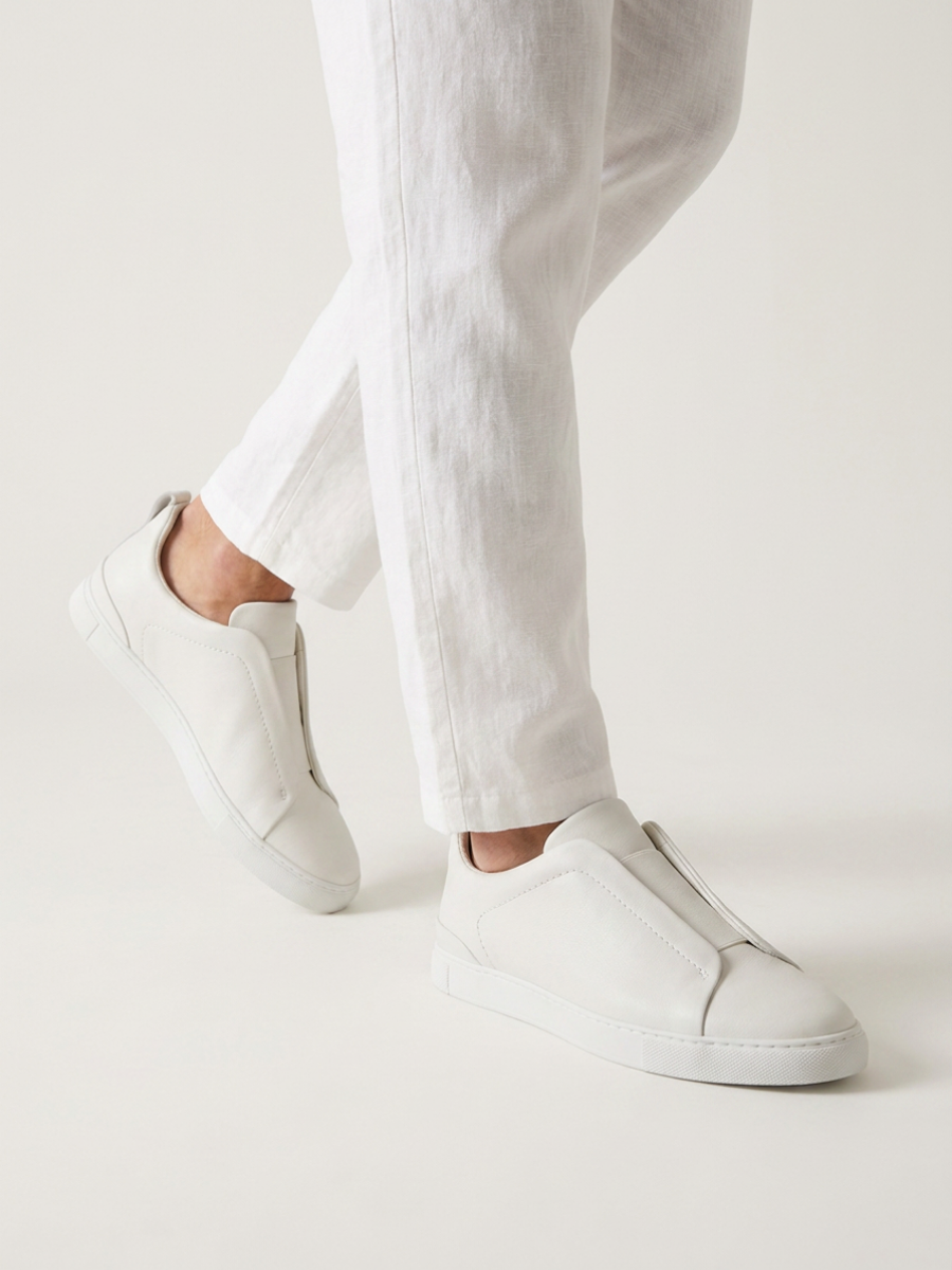 White Positano Trainer