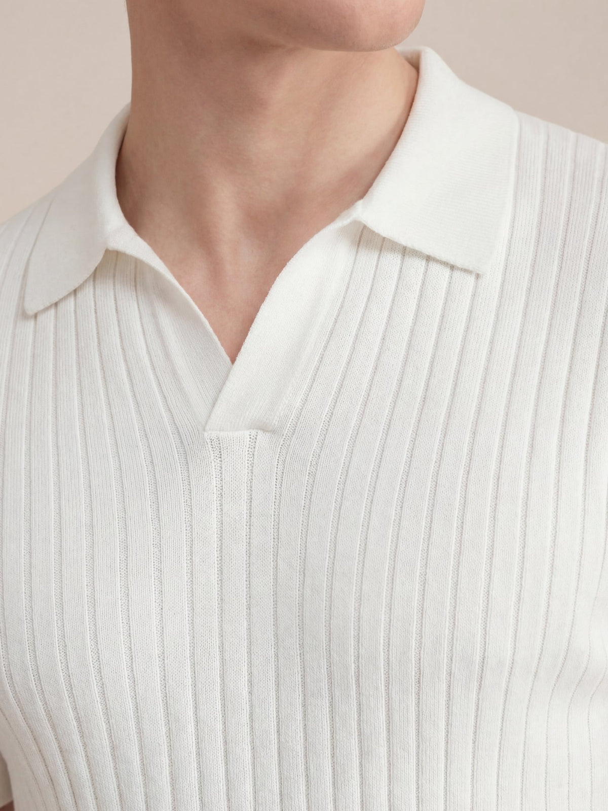 Polo in maglia Capri Bianco