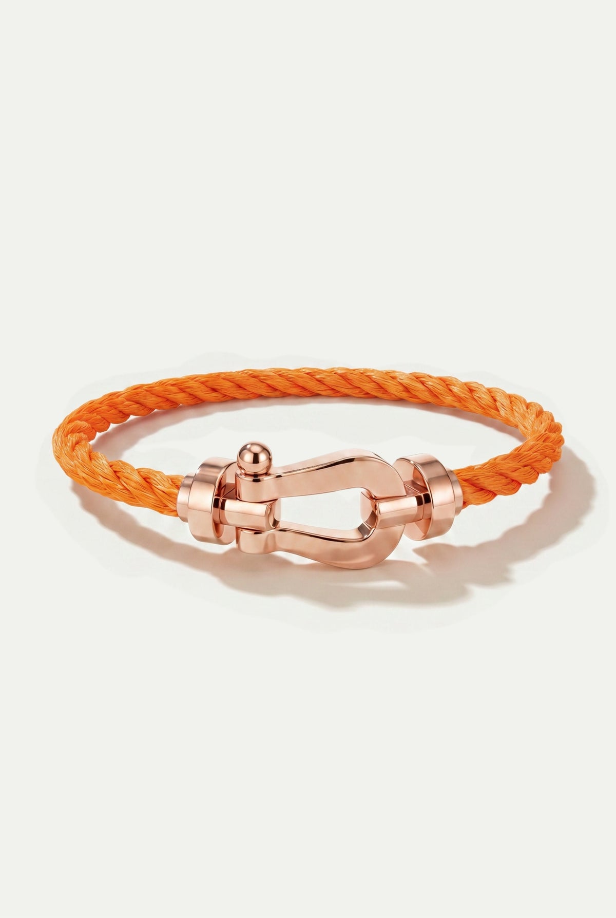 Fermó Yacht-Armband Orange/Roségold