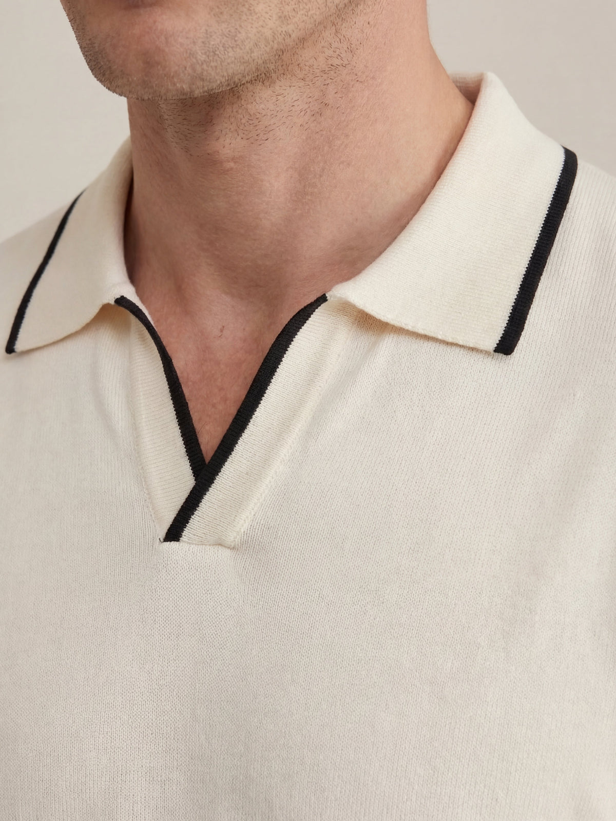 Polo in maglia Paraggi Beige