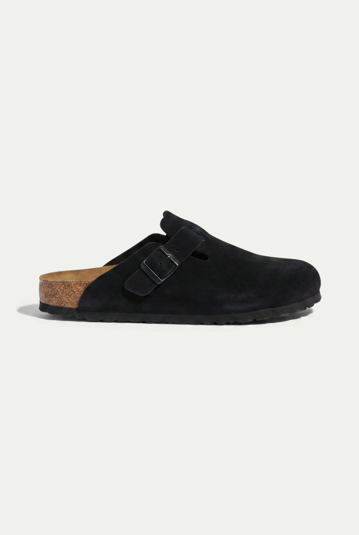 Oslo Wildleder-Clog Schwarz