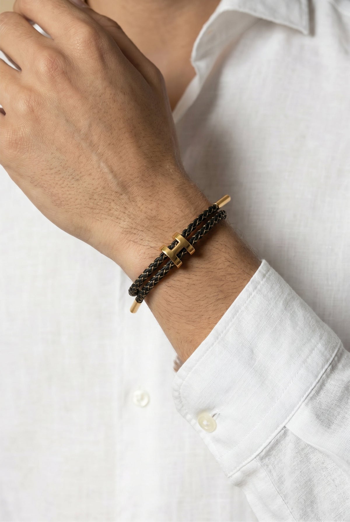 Bracciale Fermó Gold oro/nero