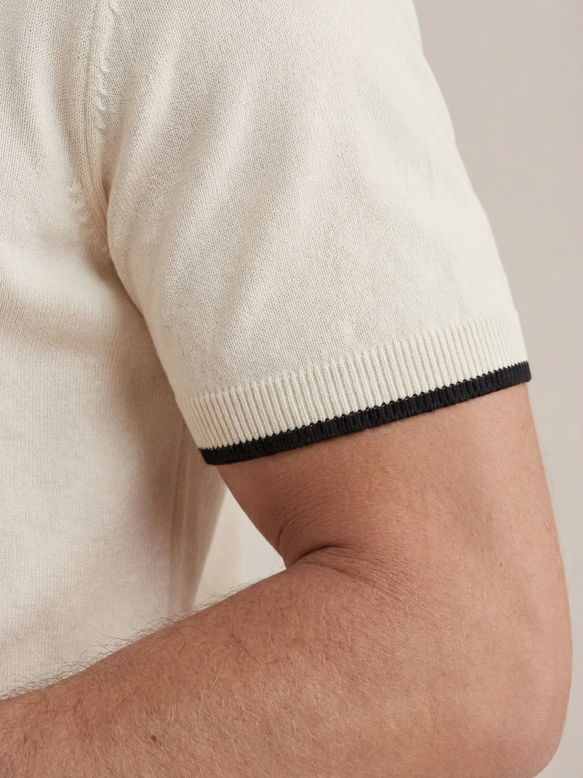 Polo in maglia Paraggi Beige