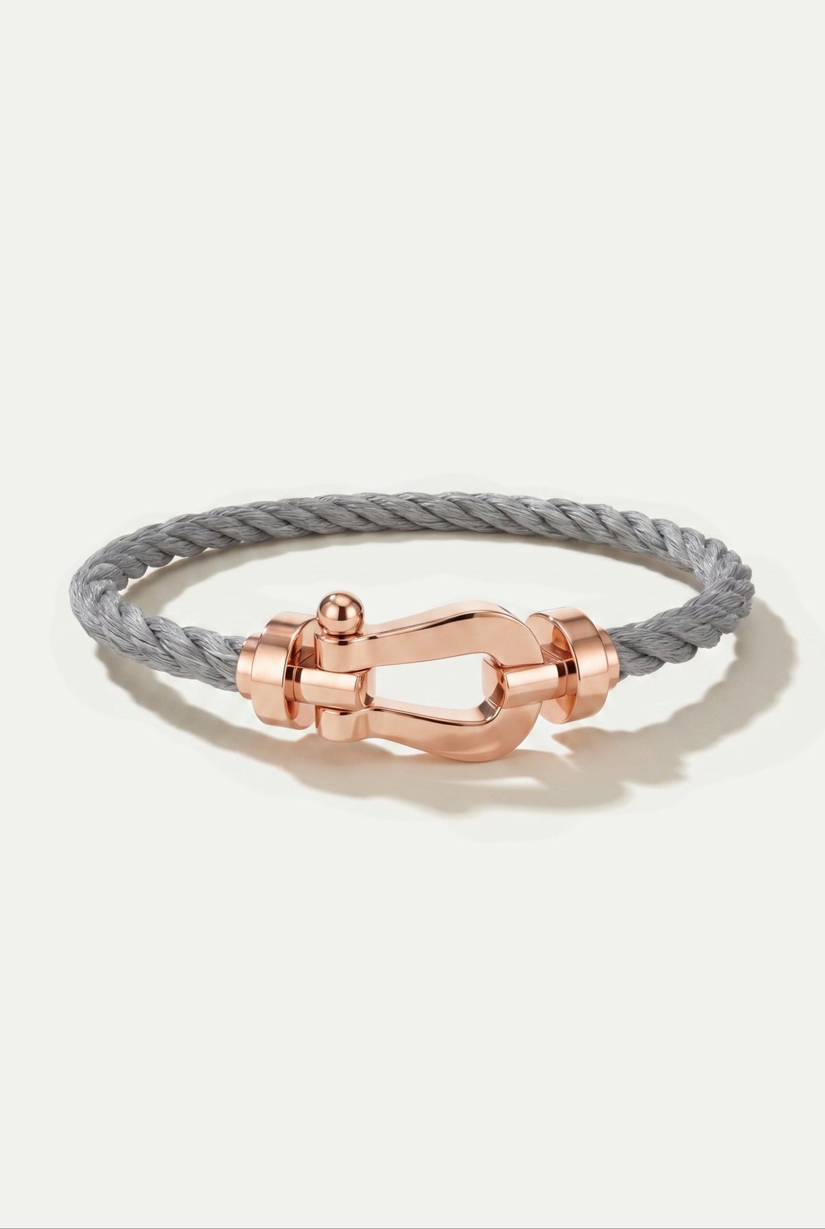 Fermó Yacht-Armband Grau/Roségold