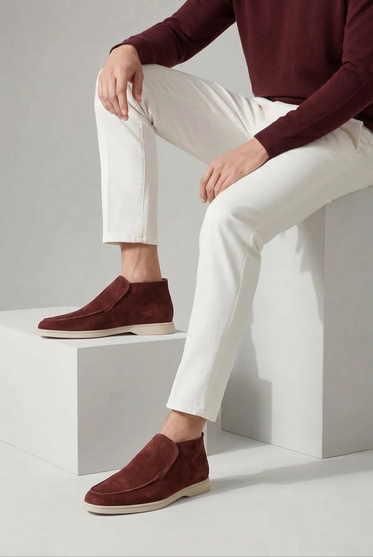 Burgundy City Loafer