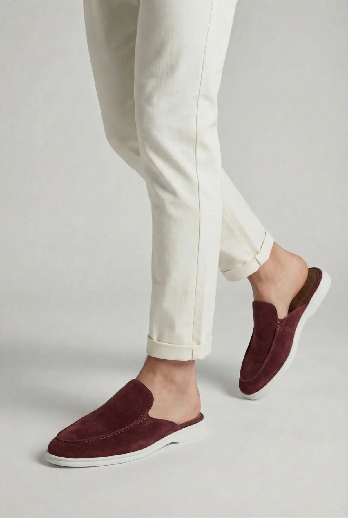 Burgundy Yacht Mule