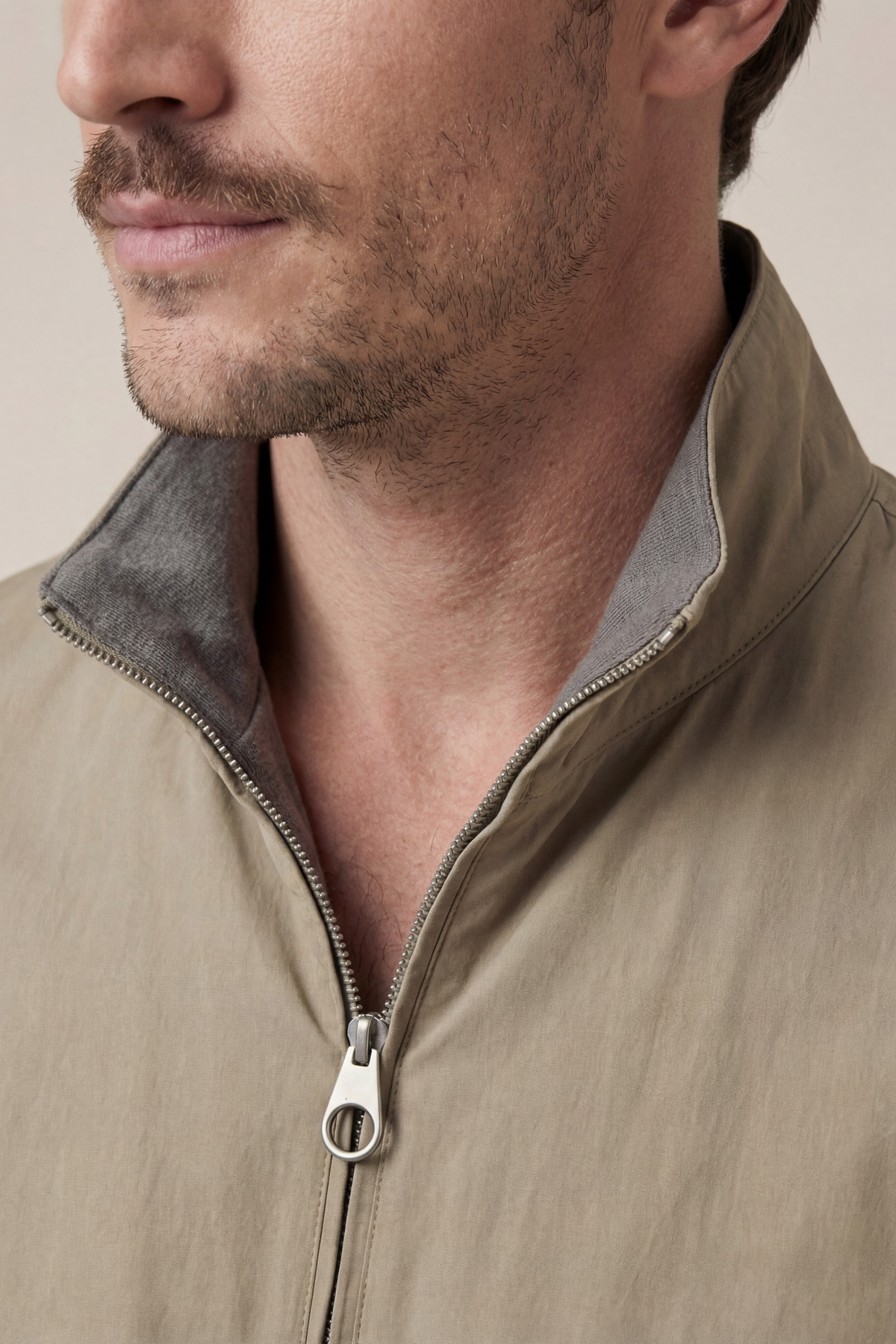 Wendbare Jacke Beige