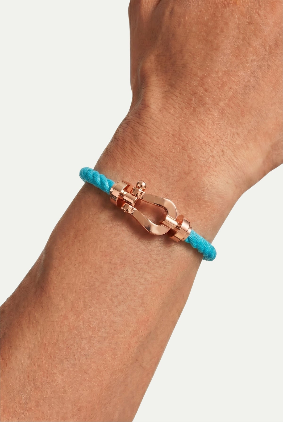 Fermó Yacht-Armband Blau/Roségold