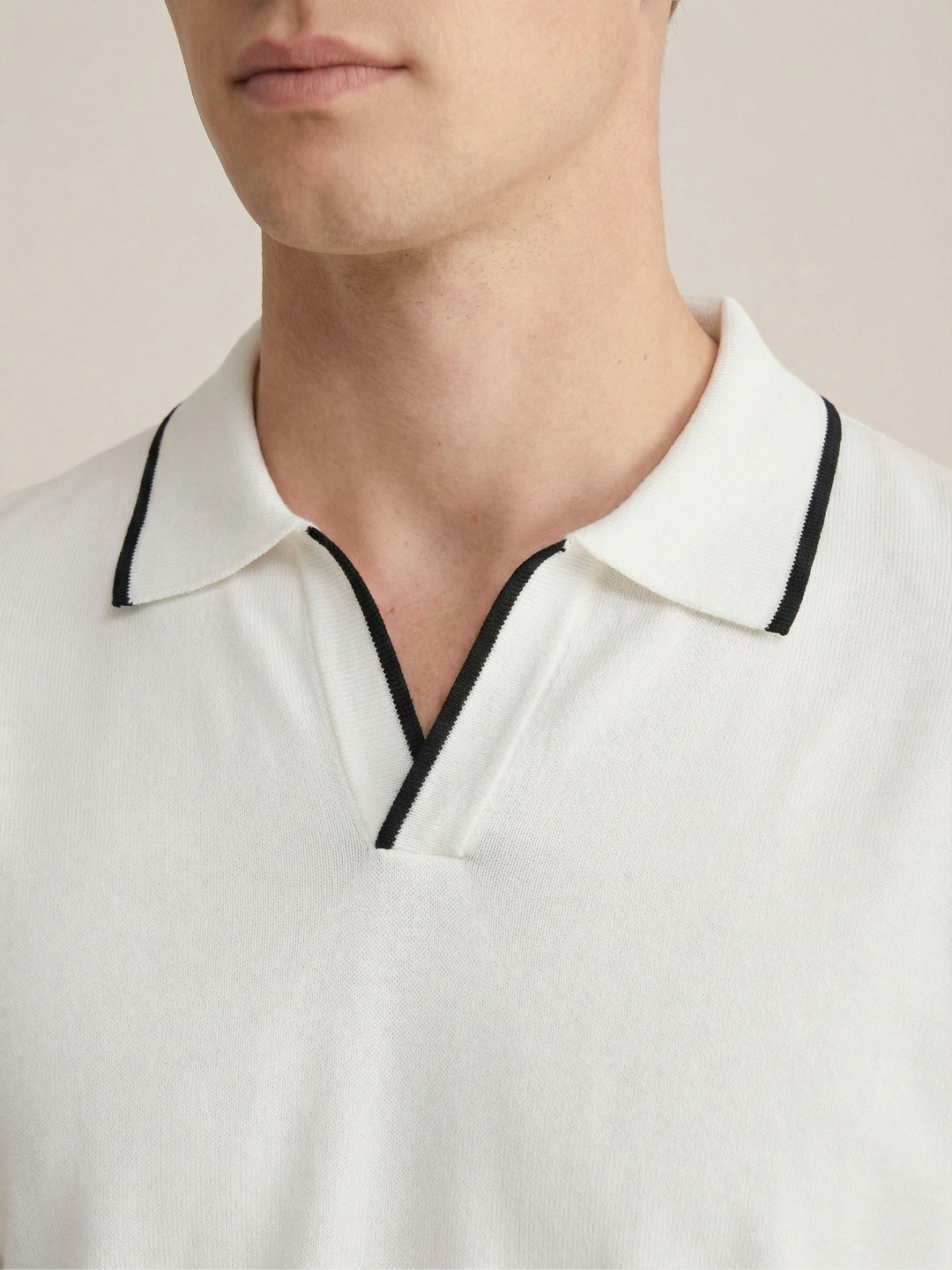 Polo in maglia Paraggi Bianco