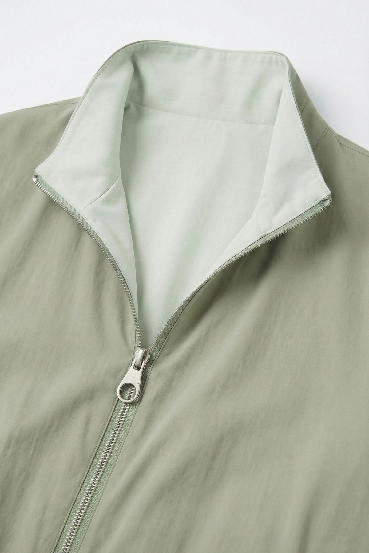 Veste réversible vert clair