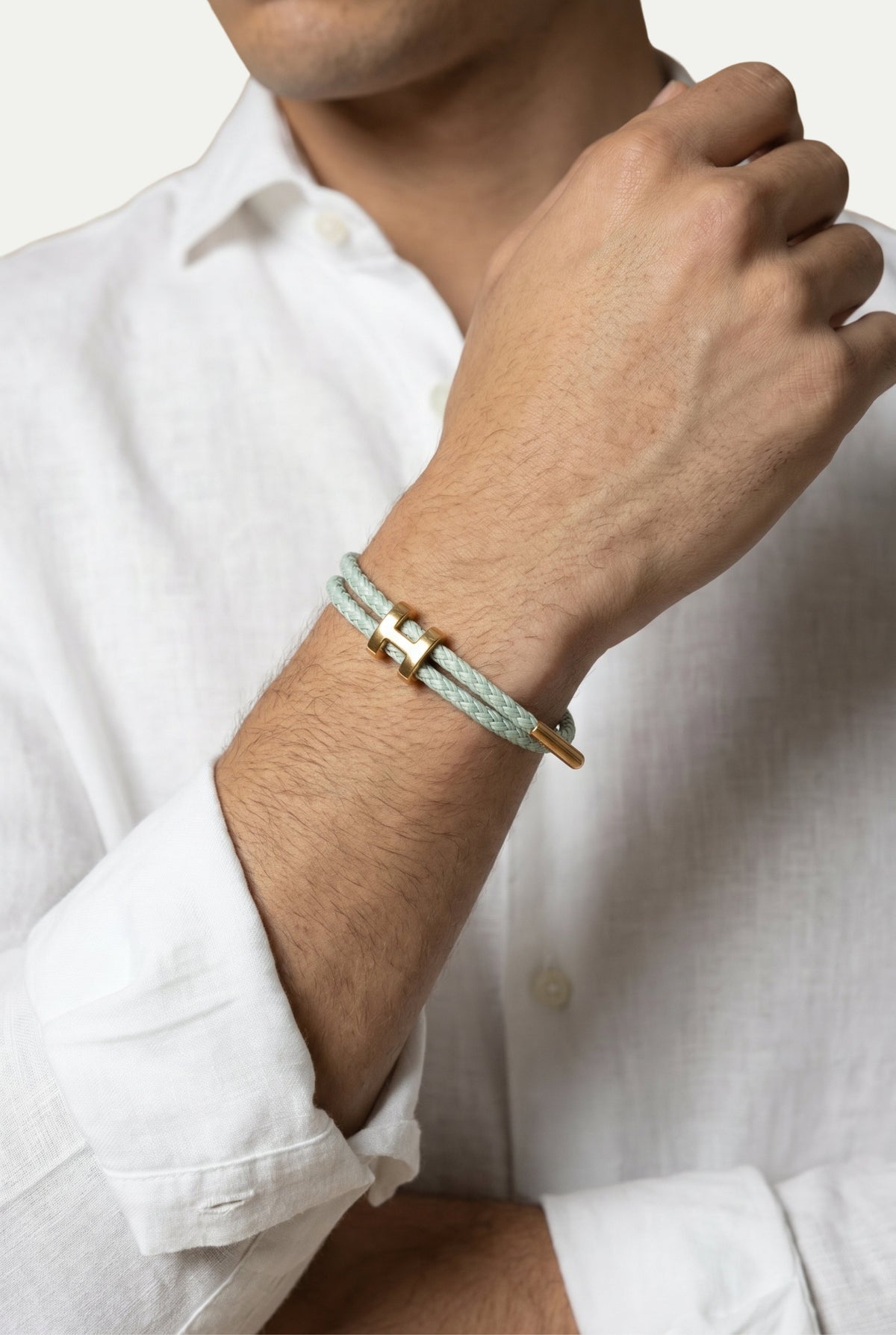 Bracciale Fermó Gold verde menta/oro