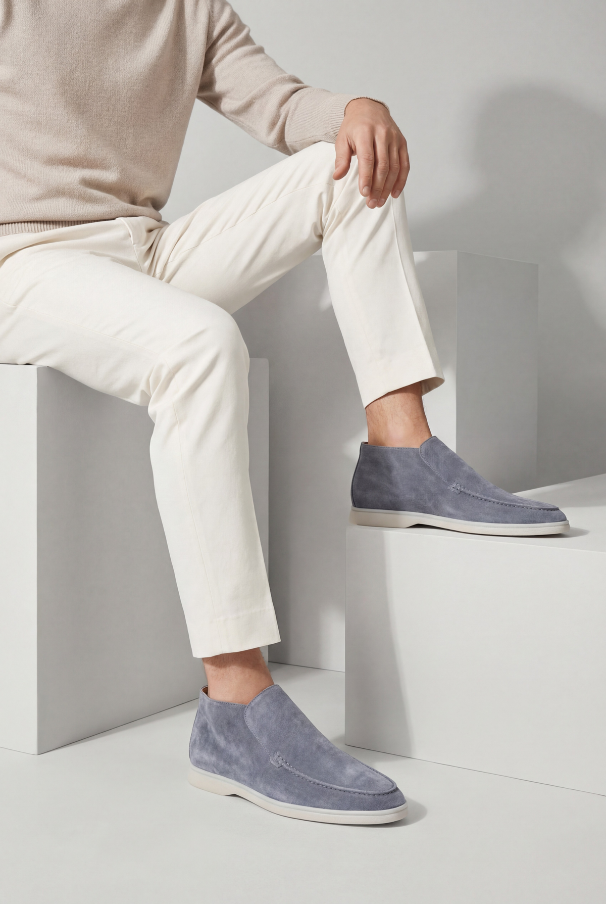 Baby Blue City Loafer