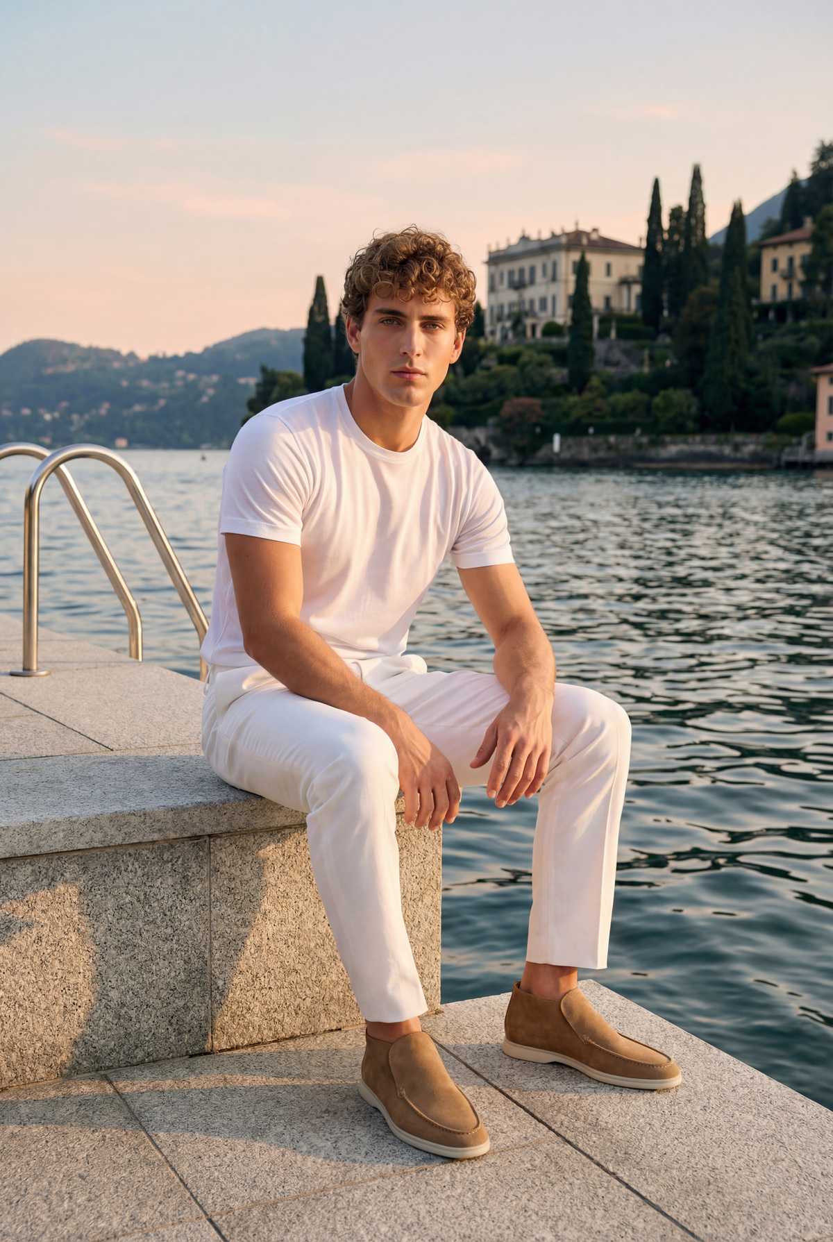 Mocasín Amalfi Suede City Desert