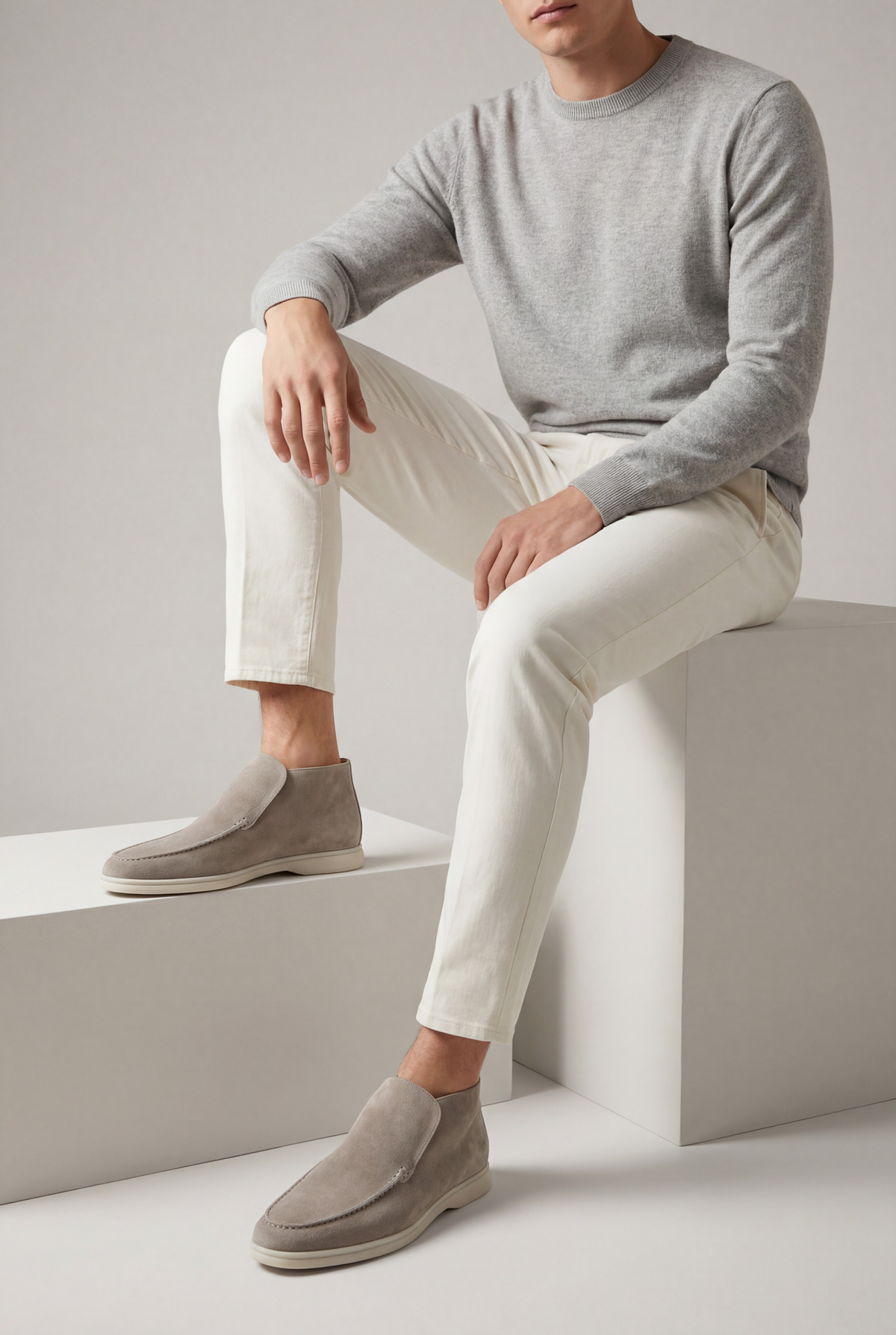 Light Grey City Loafer