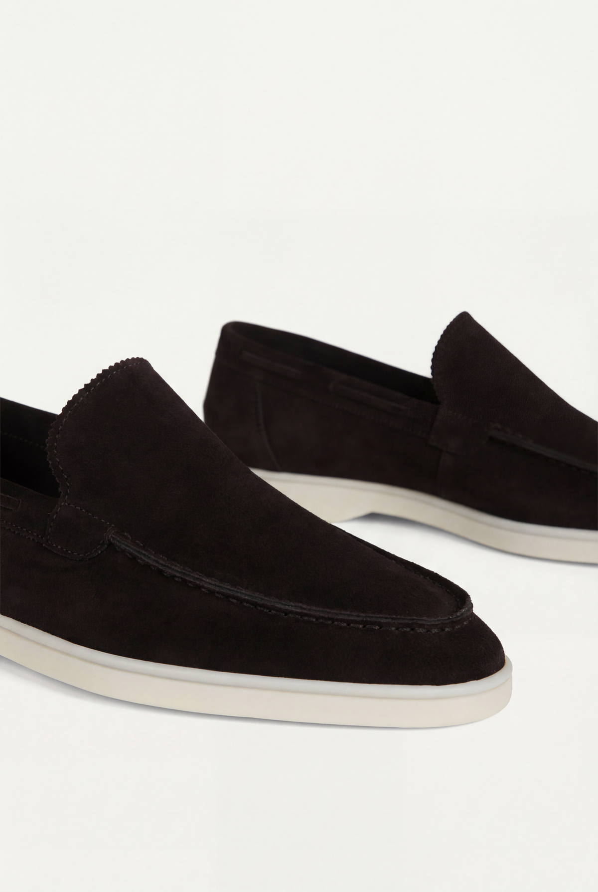 Amalfi Classic Wildleder-Loafer Schwarz