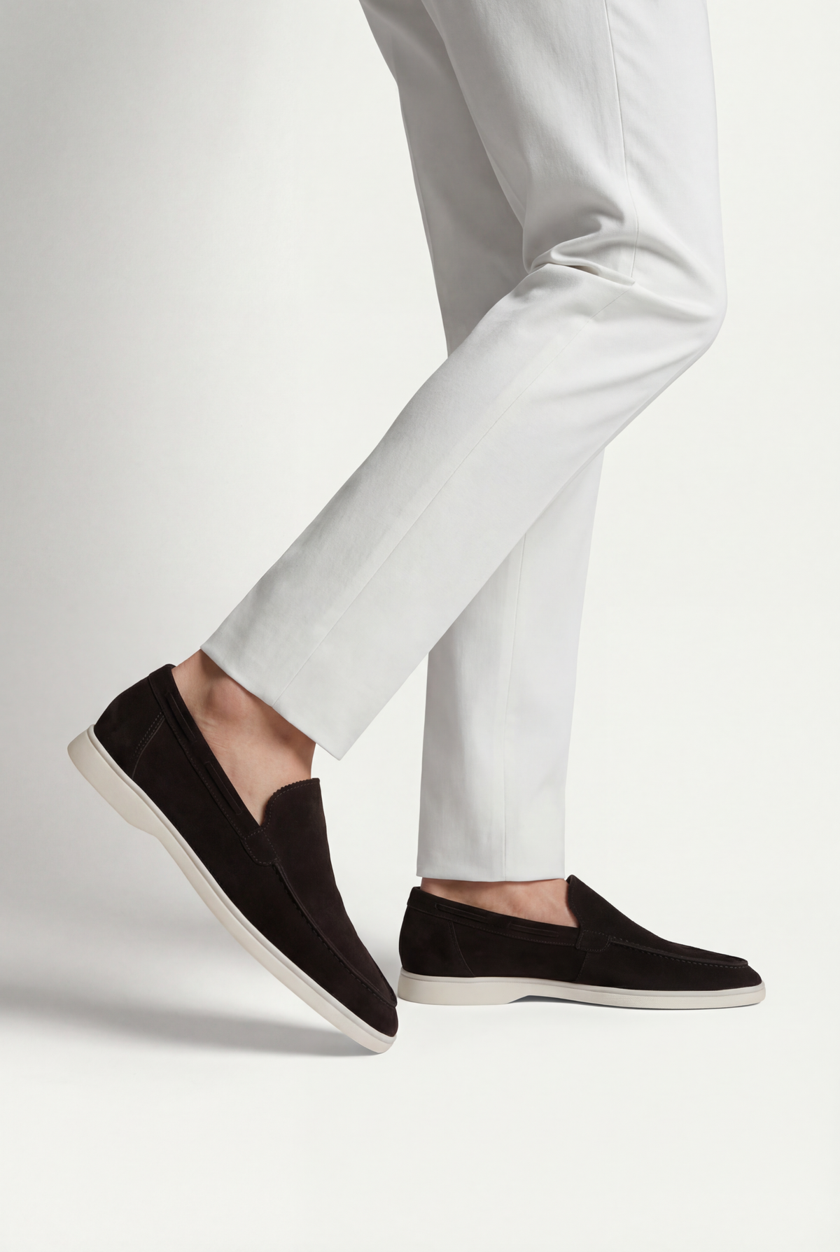 Amalfi Classic Wildleder-Loafer Schwarz