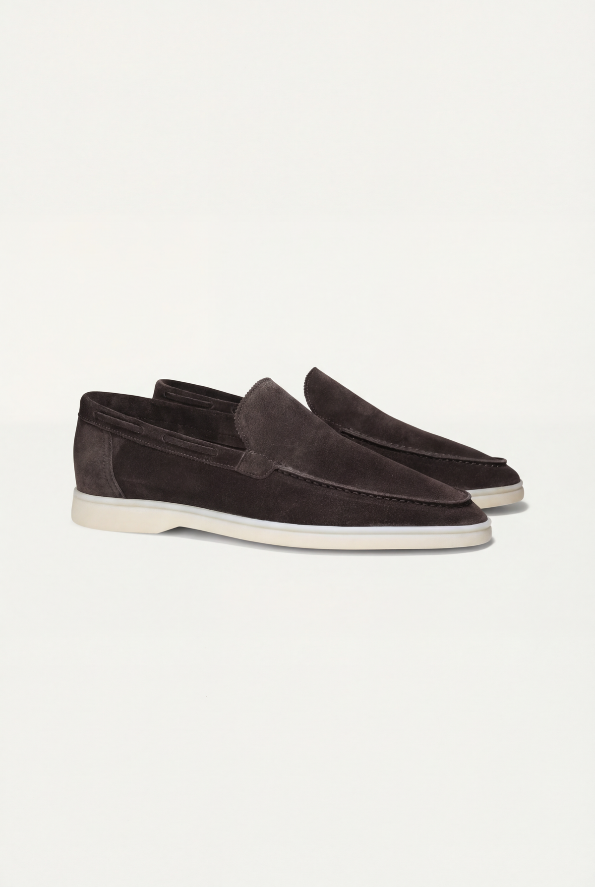Mocasín clásico de ante Amalfi marrón