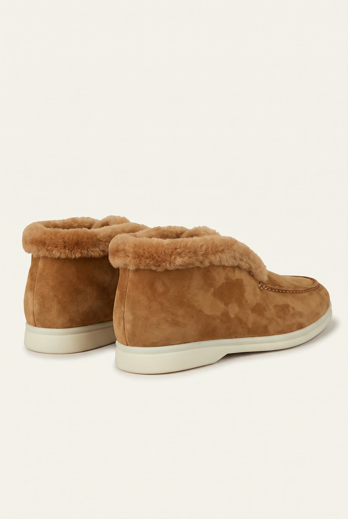 Camel Cortina Shearling Loafer