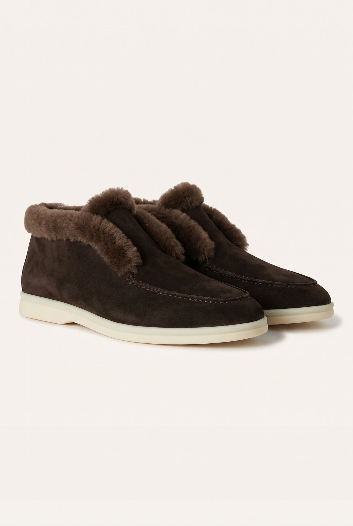 Chocolate Cortina Shearling Loafer