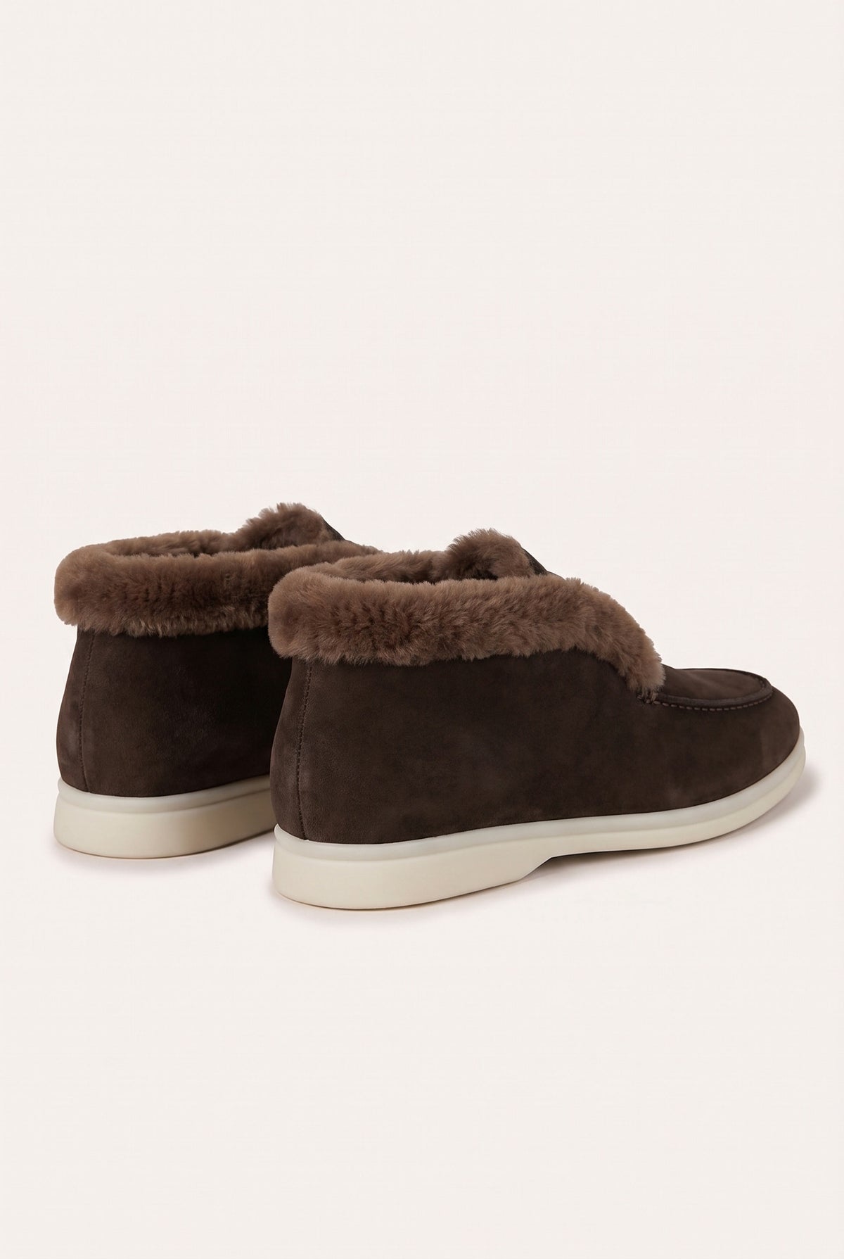 Chocolate Cortina Shearling Loafer