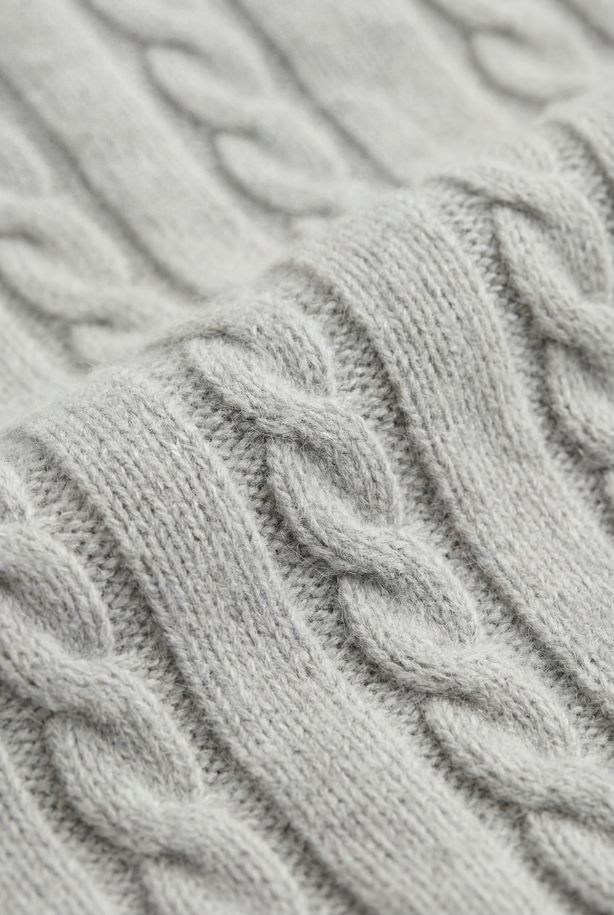 Girocollo in cashmere Como Grigio chiaro
