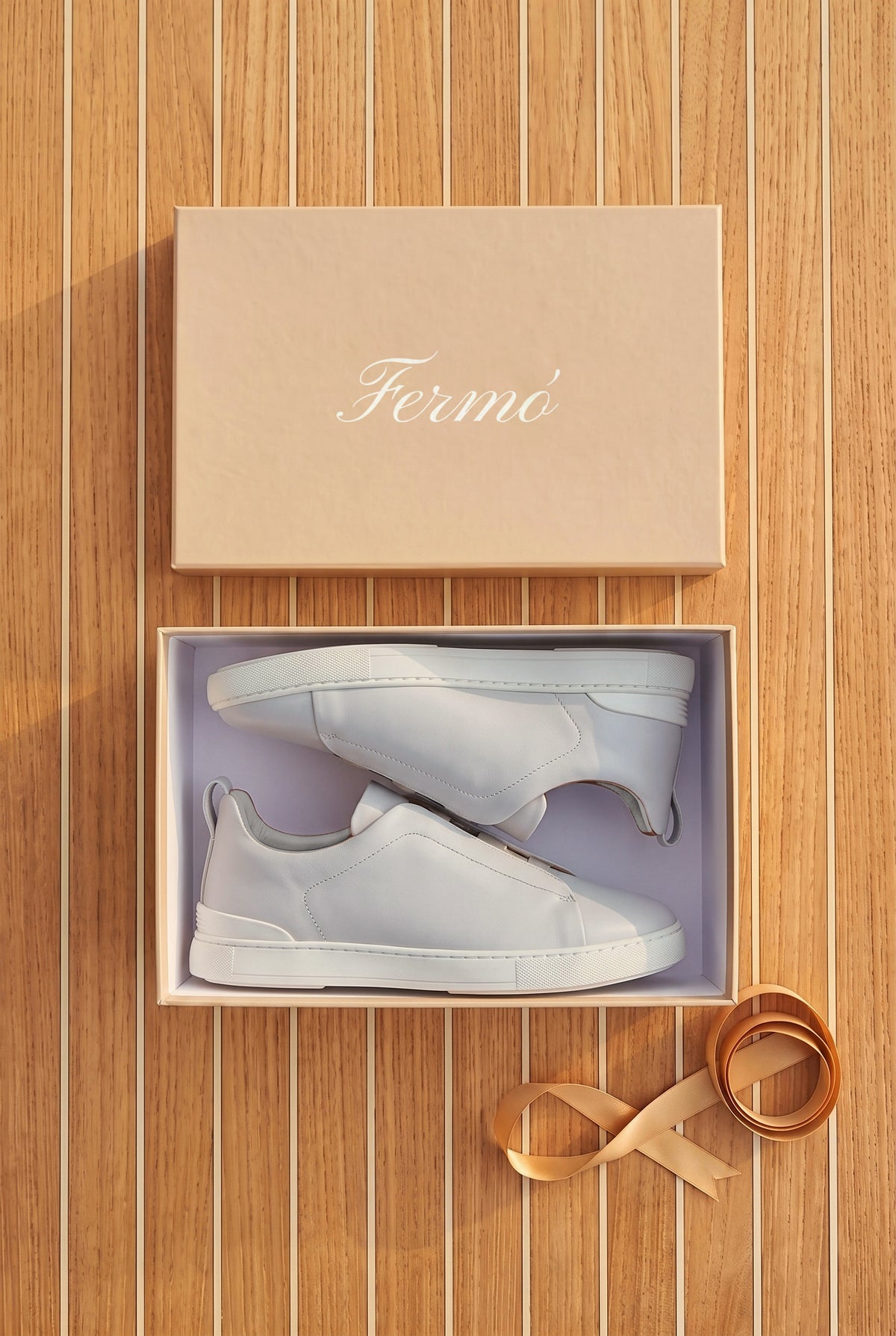 Light Grey Positano Trainer