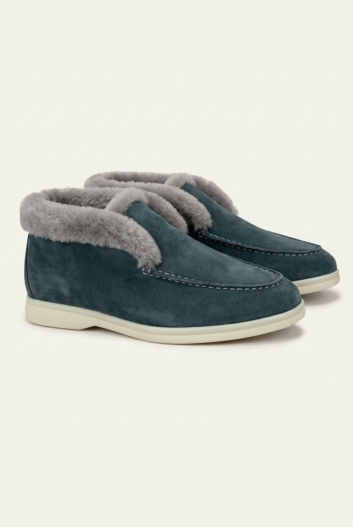 Petrol Cortina Shearling Loafer