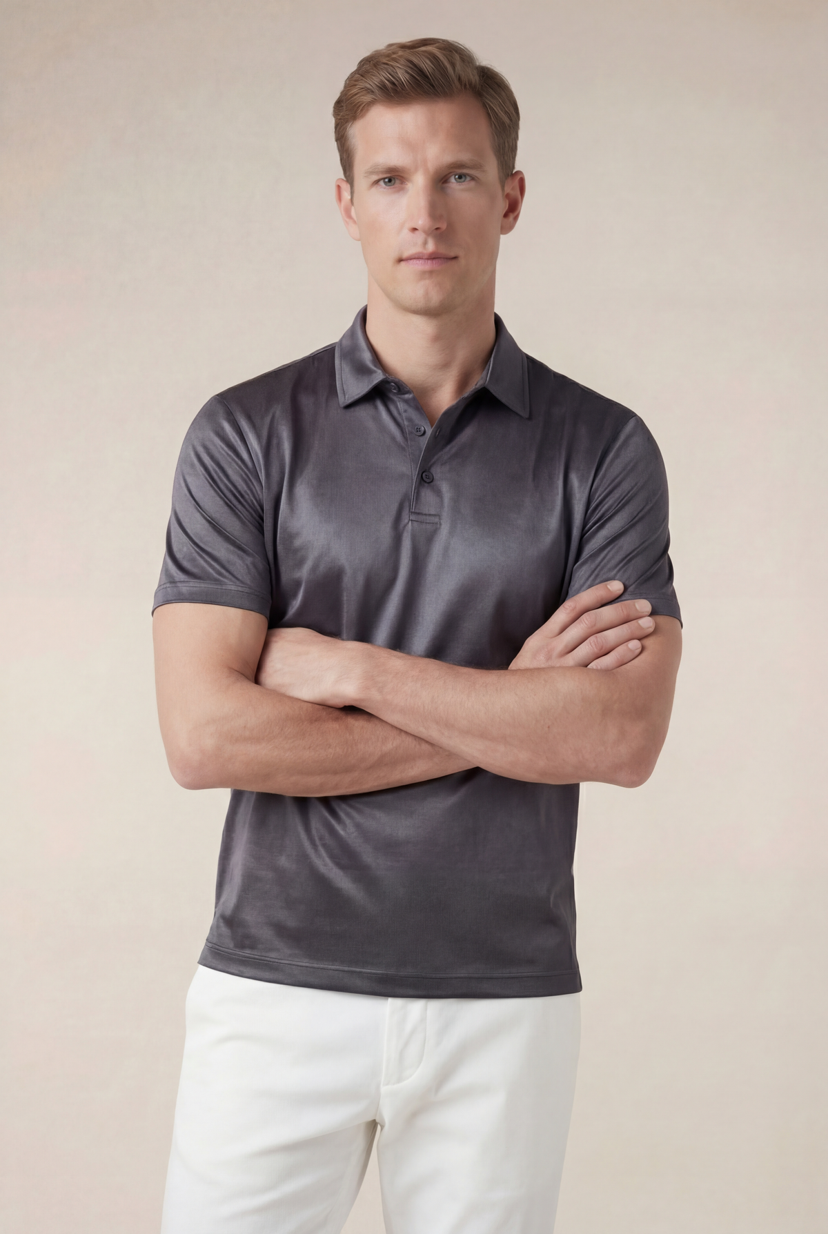 Polo Portofino grigio