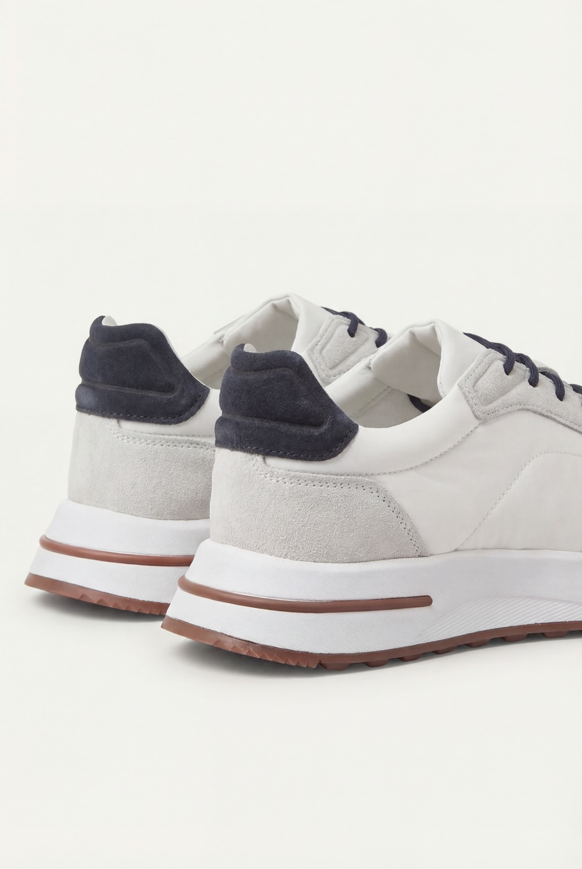 Portofino Sneaker aus Wildleder Weiß