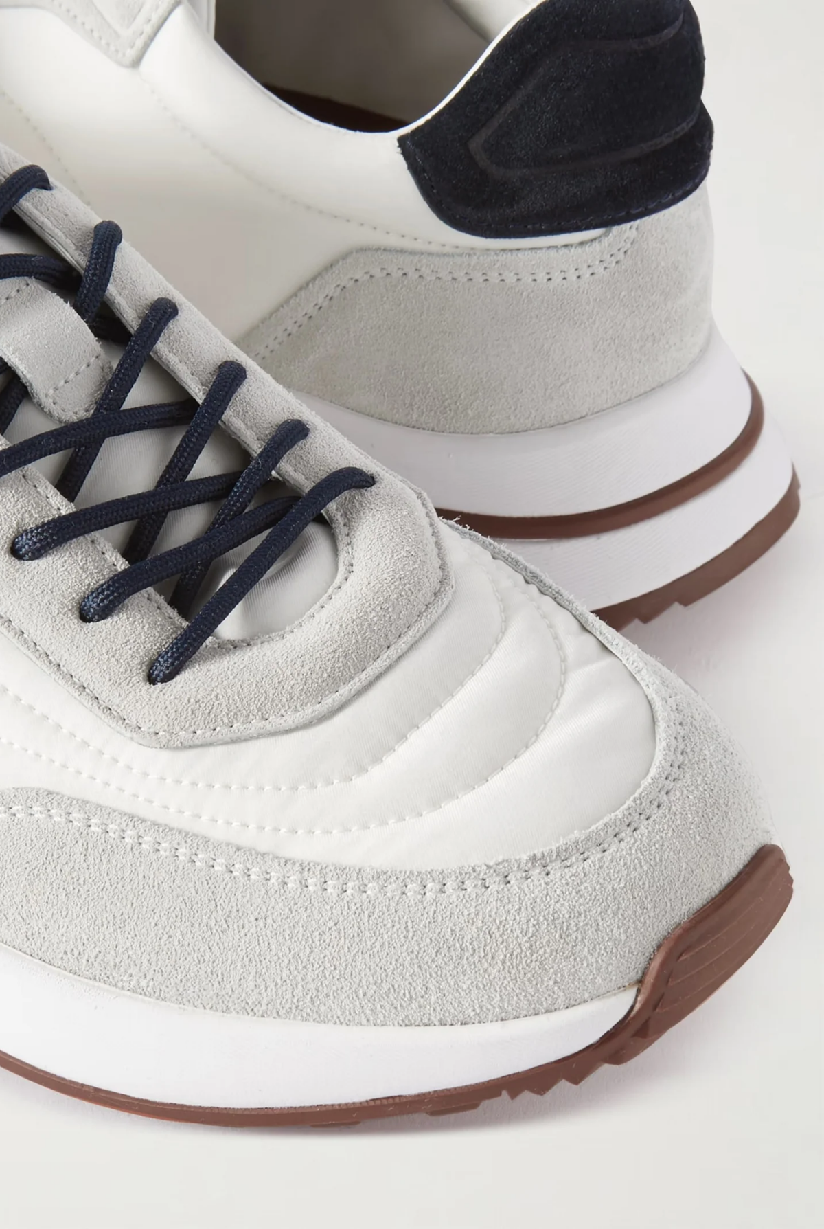 Portofino Sneaker aus Wildleder Weiß
