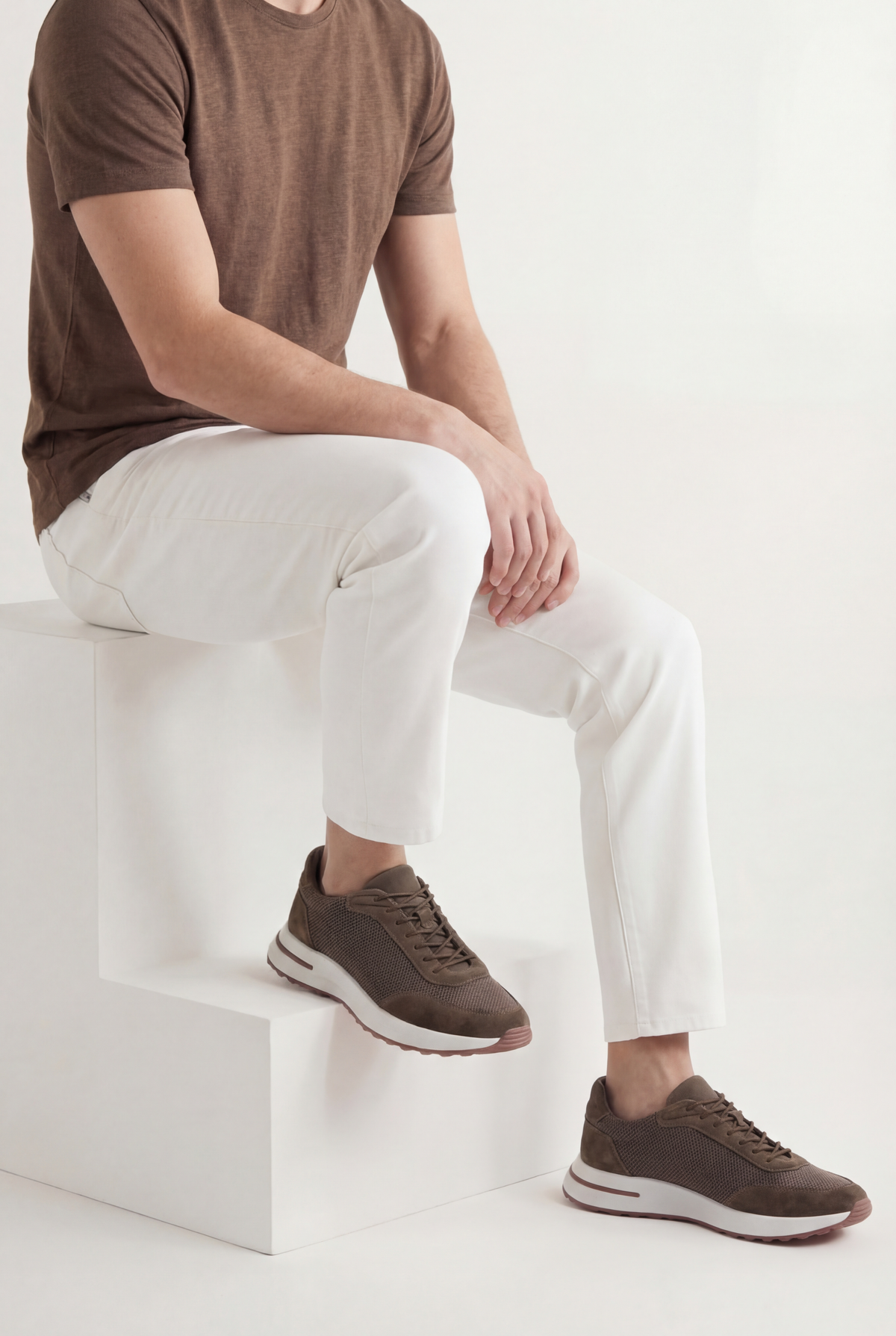 Brown Stresa Trainer