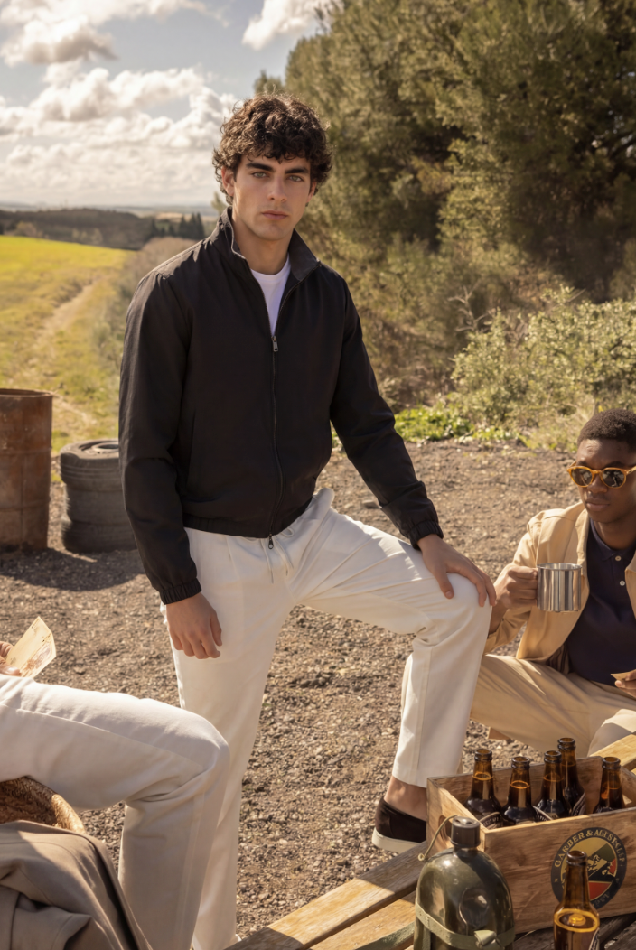Giacca reversibile nera