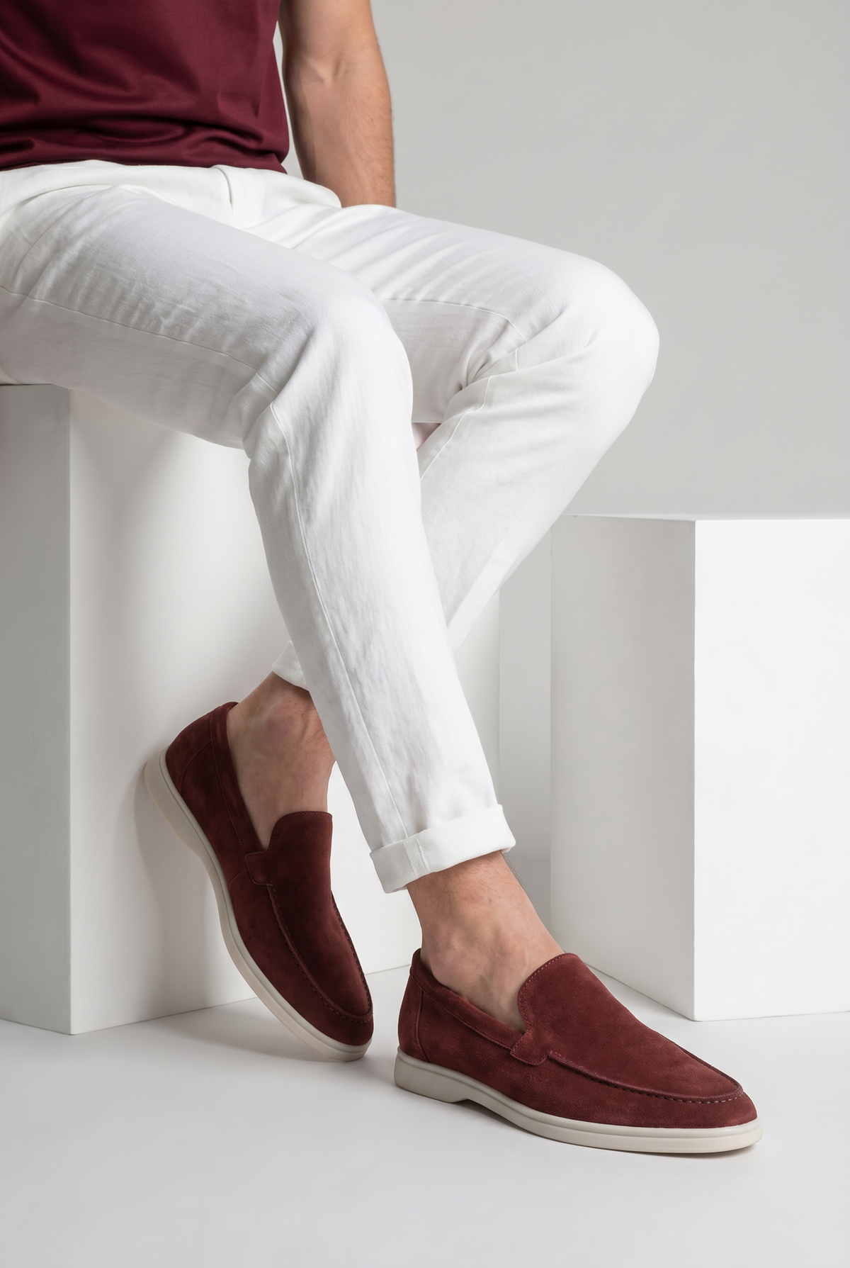 Burgundy Yacht Loafer