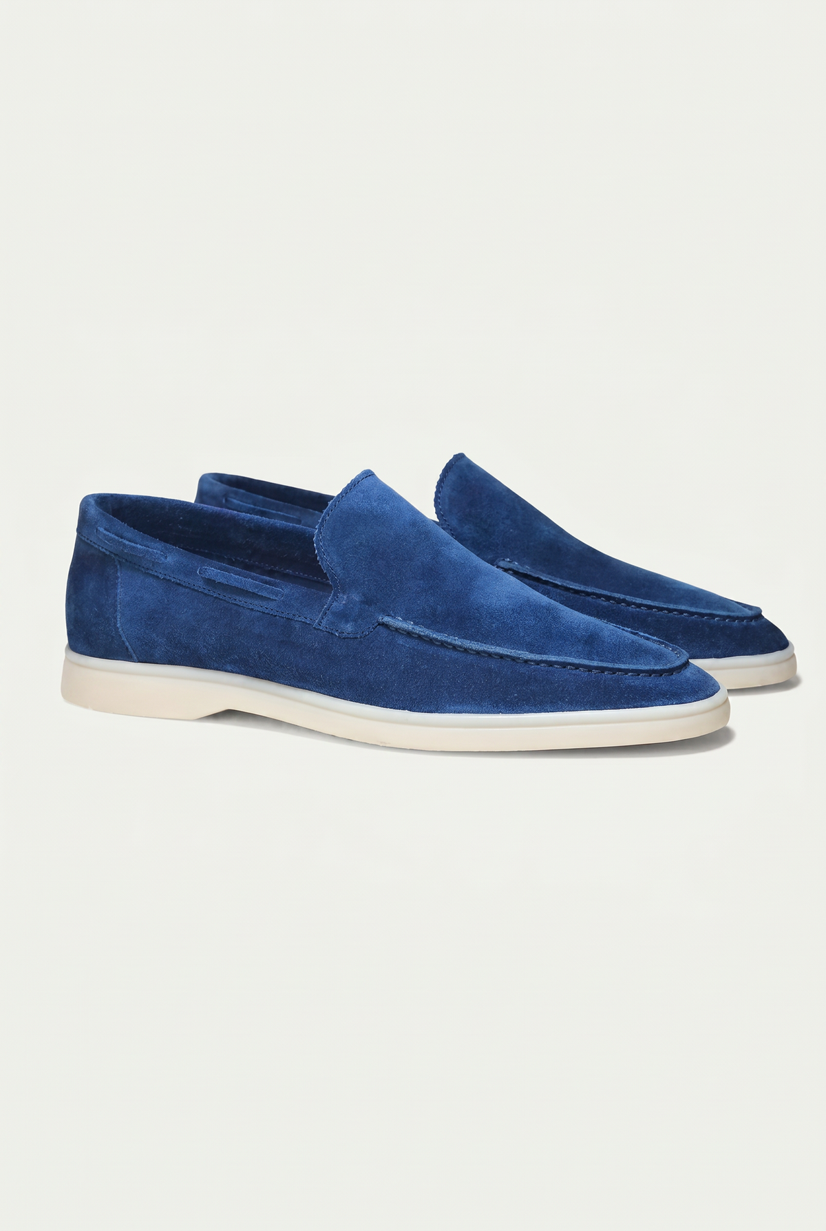 Amalfi Classic Loafer aus Veloursleder Königsblau